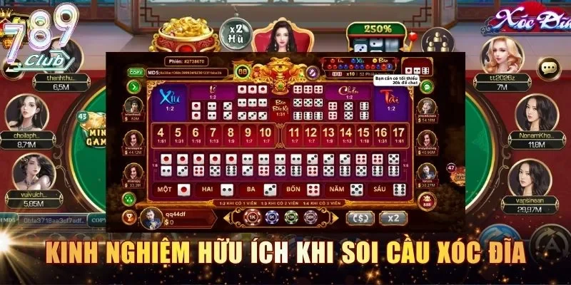 Kinh nghiệm hữu ích khi soi cầu xóc đĩa