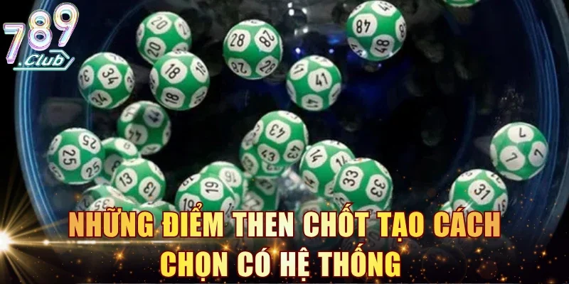 Những điểm then chốt tạo cách chọn có hệ thống 